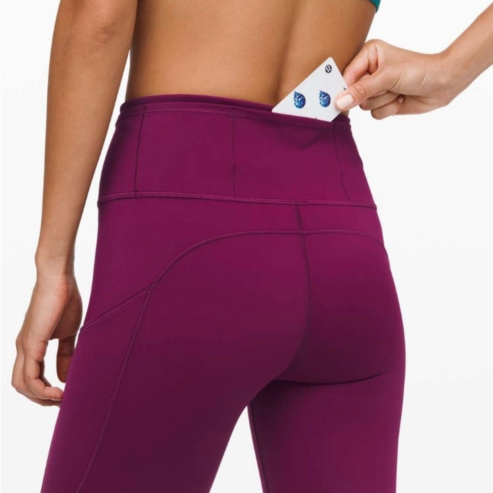 Lululemon Fast and Free Crop II 19" *Nulux - Picture 4 of 13